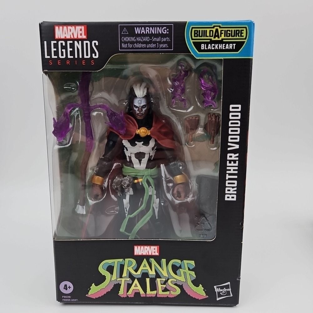 Marvel Legends Strange Tales Brother Voodoo 6" Action Figure with BAF Blackheart